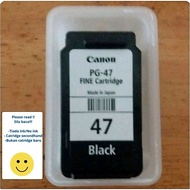 Used empty catridge canon 47 black, 57 color s(No ink/Tiada dakwat ink)