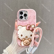 Realme C55/C53/N53/C35 Creative 3D Anti-Fall Case Soft Silicone Strap for C33/N30A/C25/7i/C30 XPDPCH