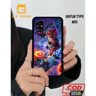 [gnine_case]case Samsung m51-case Glossy-Protective )case(ml)softcase hp-case hp-casing hp-silikon-s