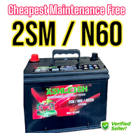 Car Battery 2SM N60 Maintenance Free 60ah (18mos warranty)