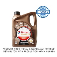 TOTAL QUARTZ 5000 15W-40 (4L) Motor oil 4L