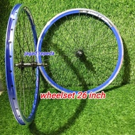 26 in ready-to-use rims 26in bicycle rims, ready to use, assembled and spoked 36 hol