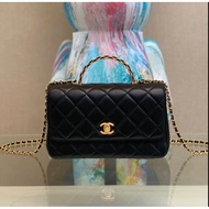 Chanel 23A Most Practical Hollow Handle Flap Bag Shoulder Bag Crossbody Bag Chain Female Bag AS4232