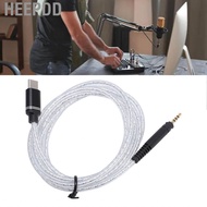 HEEPDD Gugxiom USB C to 2.5mm Audio Cable for HD598 HD599 HD558 HD518 HD569 M30XM40X M50  Silver Pla