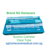 Authentic SG HOMECARE Medical Sterile 10,12 or 14FR Suction Catheter Cear Tube
