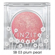 IN2IT Sheer Shimmer Blush SB อินทูอิท เชียร์ ชิมเมอร์ บลัช บลัชออน เนื้อชิมเมอร์ 4g.  4.9