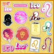 15 PCS| LEO STICKERS ASTROLOGY WATERPROOF STICKERS FOR LAPTOP LUGGAGE AQUAFLASK TUMBLER