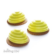 Italy Pavoni Flat Spiral 7.8cm 3D Multi-Connection Silicone Mold PV PX4341