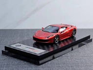GW God Wealth 1:64 458 Italia Metallic red Diecast Model Car Resin Limited edition