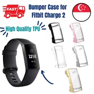 Fitbit Charge 2 Soft TPU Silicone Full Protective Cover Bumper Protector Case