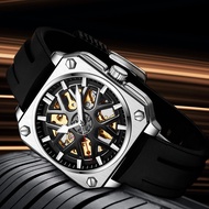 BIDEN Top Brand Sport Fashion Men's Watch Men Automatic Mechanical Industrialized Style Watch Mens R