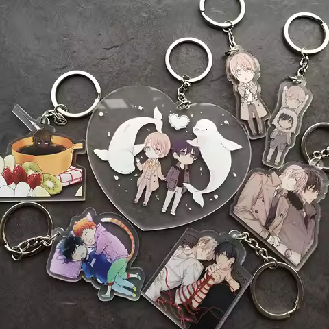 1pc Count Double Side keychain BL Fans Pendant llavero Keyrings Portachiavi