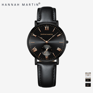 HANNAH MARTIN 1391 Jam Tangan Wanita FREE BOX 100% Original Keren Anti Air Branded Tahan Air Tali Ku