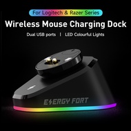 Wireless Mouse Charging Dock for G Pro X Superlight G502 lightspeed G502X Magnet Charger For DeathAd