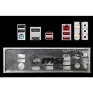 MSI B450I GAMING PLUS MAX WIFI Rear Baffle Additional 1: 1 Customized Stainless Steel IO