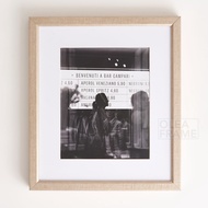 KAYU Silver Embossed Wooden Photo Frame - 11R Matboard Photo Frame