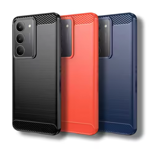 For Realme C75 Case For Realme C61 C63 C51s C67 C73 C75x C75 Cover Carbon Fiber Shockproof Silicone