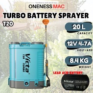 ''VICTA'' TURBO BATTERY HAND SPRAYER PUMP (LIGHT BLUE) -20L -T20 / TL20