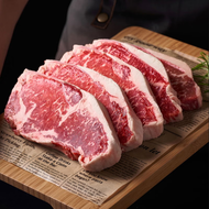 胜龙牛业整切西冷谷饲西冷牛排家用牛扒健身减脂牛肉整切雪花牛排整切调理 整切西冷130g*10片