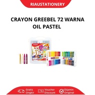 GREEBEL Crayon 72 Colors / Crayon KIDS Oil Pastel 72 Colors Greebel Crayon/ Competition Crayon/