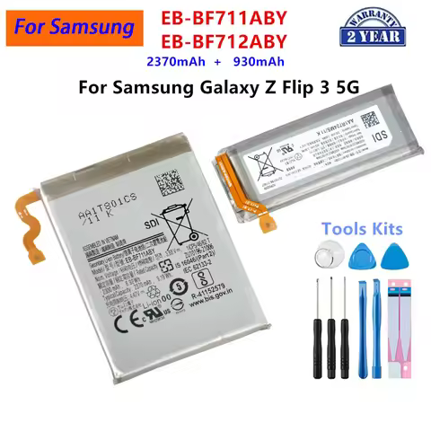 Brand New EB-BF711ABY EB-BF712ABY Battery For Samsung Galaxy Z Flip 3 Flip3 5G F711 F711B F712 SM-F7