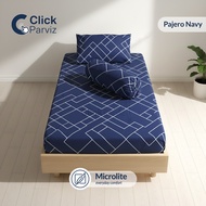 80x200 Aesthetic Fitted Single Bed Sheet - Checkered Pattern | Height 15cm / 20cm Single Bedsheet