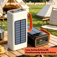 Large Capacity Solar Power Bank 50000mAh Fast Charging Outdoor Multifunctional Mobile Power Bank