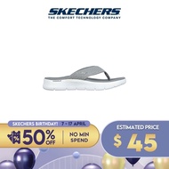 Skechers Women On-The-GO GOwalk Flex Splendor Sandals - 141404-GRY Contoured Goga Mat Footbed, Hanger Optional