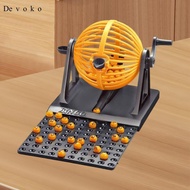 [Cuticate1] Family Bingo Lotto Game Fortunate Number 90 Number Cards Family Board Games