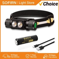 H25L USB Type C Rechargeable Headlamp 18650 Head Light Dual LH351D 1000LM 90CRI 5000K