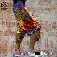 Harem Pants Men's and Women's Casual Harem Pants with Tribal Fullprint Pattern Dk