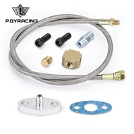 PQY T3 T4 T3/T4 T04E T70 T66 T67 GT35 T3/60-1 GT45 Turbo Oil Feed Line 1/8 NPT 4AN PQY-TOL11