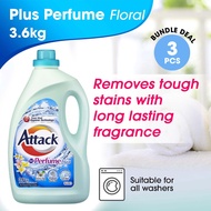 Attack Perfume Floral Liquid Laundry Detergent 3.6kg (Set of 3)