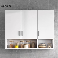 UPSEN ตู้แขวน 120cm ตู้แขวนติดผนังครัว ตู้แขวนห้องครัว ตู้เก็บของติดผนัง ตู้เก็บของอเนกประสงค์ ตู้แขวนครัว ห้องครัวแขวนตู้ ตู้แขวน