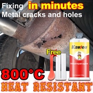 Heat resistant up to 800℃ DD Super strong metal glue Gam besi paling kuat tahan panas Metal welding 