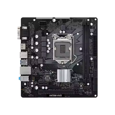 ..FOR ASRock H470M-HVS LGA 1200 Intel H470 SATA 6Gb/s Micro ATX Intel Motherboard
