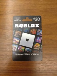 收藏卡 ROBLOX 20 英磅 used card