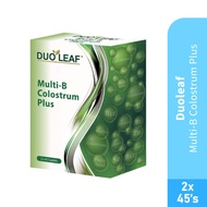 DUOLEAF Multi-B Colostrum Plus 45's X 2 with Vitamin C, Vitamin B, Biotin, Folic Acid, Selenium Embr