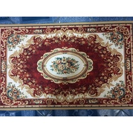3d KT 50x80cm foot foot foot-held carpet in the house. Red Round Neck Model home decoration