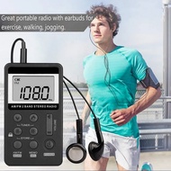 Radio Internasional Radio Mini Multifungsi Portable FM AM Radio Player with Rechargeable Battery