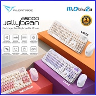 Alcatroz Jellybean A5000 Wireless Rechargeable Silent Keyboard Mouse Combo / Wireless 2.4G