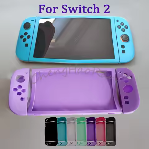 1PC Colorful Silicone Case For Switch 2 NS2 Game Console Protective Case Joy-Con Covers Easy to Inst