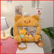 GC2 2026 Butter Bear Plush Backpack Stylish Ladylike Large Capacity Commuter Bag Ita Bag CG2