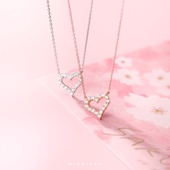 Necklace 92.5% Pure Silver EMS Model Julia-(F16)