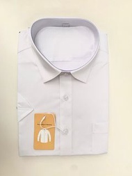 白恤衫 免燙白恤衫  短袖白恤衫 white shirt 制服白恤衫 student shirt uniform shirt 保安恤衫 校服
