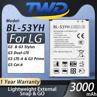 BL-53YH Battery For LG G3 /G3 Stylus /G3 Dual-LTE /G3 LTE-A/G3 Prime Batteries New High Quanlity