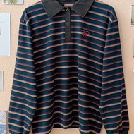 Kienka - Hyeri Stripe Shirt Top Oversized StripeWanita