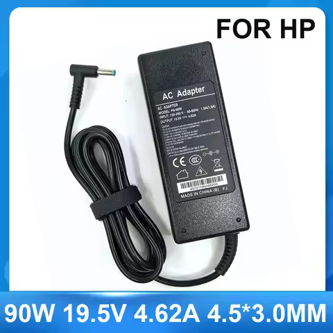 19.5V 4.62A 90W 4.5*3.0mm AC Laptop Charger Power Adapter For HP Pavilion 14 15 PPP012C-S 710413-001