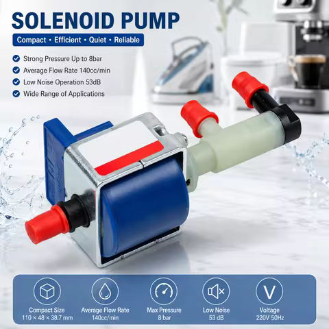 JYPC-3 25W AC 220V Original Piston Type 6bar 195cc/min Water Suction Pump PHILIPSs Electromagnetic S