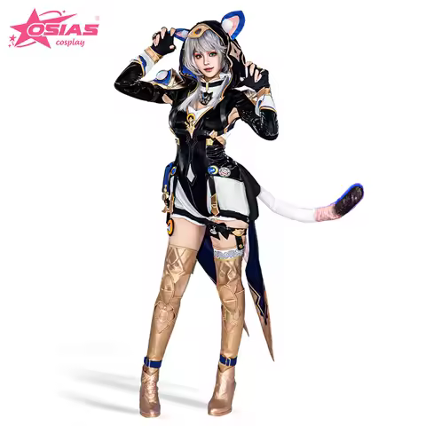 OSIAS Cipher Cosplay Costume Set Cipher wig Cipher shoes